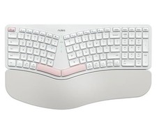 Nulea RT05B Wireless Bluetooth Ergonomic Split Keyboard for Windows/Mac - White picture
