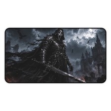 Dark Knight Ghosty desk mat | Gothic Castle, Horror Gaming Mousepad picture