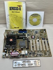 ASUS A7V333-X Socket 462 Motherboard W/ Manual & CD - For Parts or Repair picture
