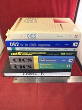 Vintage IBM Mainframe Programming Book Lot COBOL CICS DB2 VSAM IMS 7 Books picture