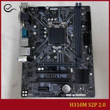 FOR GIGABYTE H310M S2P 2.0 DDR3*2 LGA1151 32GB HDMI VGA DVI-D Motherboard Test picture