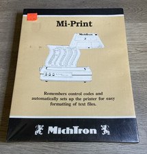 MichTron Mi-Print - Atari ST Diskette - New Sealed Box - Ultra Rare - Vintage picture