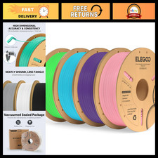 High-Quality 3D Printer Filament 4KG - Pink, Purple, Sky Blue, Neon Green, PLA P picture