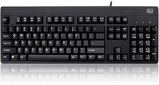 Adesso Easy touch 630Ub, Antimicrobial Waterproof Keyboard (AKB-630UB), Black picture