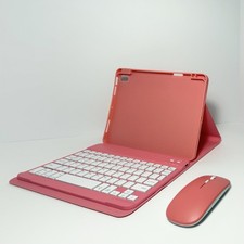 iPad Air 11 Keyboard Case w Mouse Backlit Hot Pink NEW picture