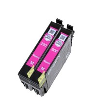 Genuine Epson 2PK 200 Magenta Ink XP300 XP200 XP400 WF2540 WF2530 XP310 picture