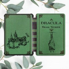 Dracula Vintage Green Book Case For All-new Kindle 10th Gen Kindle Paperwhite picture