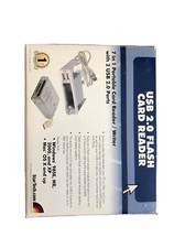 NEW StarTech USB 2.0 Flash Card Reader Writer 7-in-1 Portable 2 USB 35FCREADREM picture