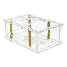 Orange Pi 4A Acrylic Case Orange Pi Transparent Protective Box with Cooling Fan picture