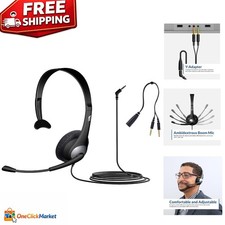 Dynamic Audio AC-104 Mono Headset: Comfortable, Adjustable & Compatible with PCs picture