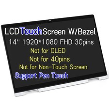 14'' Lcd Touch Screen Assembly w/ Bezel For HP ENVY x360 14-ES1013DX 14-ES1023DX picture