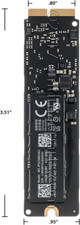 Apple 256GB SSD Replacement for Apple Macbook Air 13