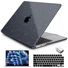Batianda Screen Protector Keyboard Cover/OTG Adapter New MacBook Air Bling Black picture