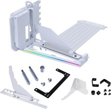 4 Slots Vertical GPU Kit VG4v4, PCIe 5.0 Riser, 4-Slot, White picture