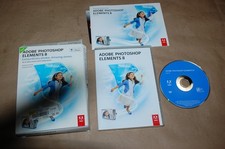 Adobe Photoshop Elements 8 Software CD with manual and serial picture