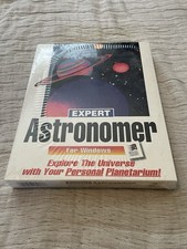 VTG 90’s Expert Astronomer Software PC Windows Floppy Discs Sealed Astronomy New picture