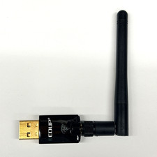 EDUP 600Mbps Wireless Dual Band USB Adapter With Antenna Black picture