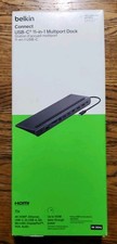 Belkin Connect 100W PD USB-C 11-in-1 Multiport Dock w/ 4K HDMI, VGA, DisplayPort picture