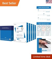 Sustainable 8.5x11 Printer Paper, 2500 Sheets - 20 lb, ColorLok Technology picture