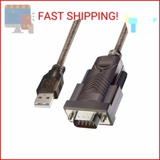 Antkeet USB to RS232 Adapter with FTDI Chipset: 10ft USB 2.0 Male to RS232 Femal picture