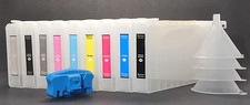 9x350 Refillable Ink Cartridge Stylus Pro 7800/9800,Pigment UltraChrome Resetter picture