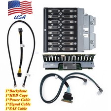 Dell Poweredge R730 R830 16 Bay HDD Backplane Cage Upgrade Kit P51CF 8TGM0 USA picture