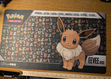 Eevee # 133 Ultra Pro Pokemon X Large XL Play Mat Mouse Pad 2017 24x 13.5 READ picture