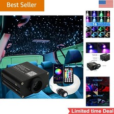 Fiber Optic Starlight Headliner Kit 16W RGBW 450 Strands 9.8ft Car Ceiling picture