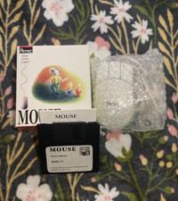 ARTEC AM820 3 BUTTON SERIAL MOUSE NEW OPEN BOX Driver Software Vintage picture