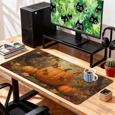 1pc Non-Slip Anti-Curl Desk Mat & Mouse Pad Suitable for Fall Decor, Autumn & picture