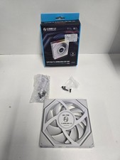 Lian Li Uni Fan TL Wireless LCD 120 Reverse Blade - WHITE - COMPLETE - READ picture