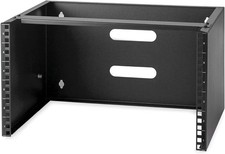Durable 6U Wall Mount Rack - Cold-Rolled Steel Design for IT Equipment, 44lbs picture