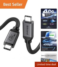 USB 4 for Thunderbolt 4, 40Gbps 240W 8K, USB-IF Certified, 3.3FT picture