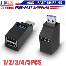3 Port USB 3.0 Hub Portable High Speed Splitter Box For PC Notebook Laptop lot picture