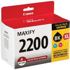 	Canon PGI-2200 XL Genuine Four Color Value Pack Compatible with MAXIFY IB4120	 picture