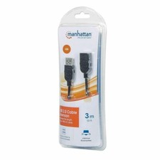 Manhattan USB 2.0 A Male/A Female Cable Extension 3m(10ft.) picture