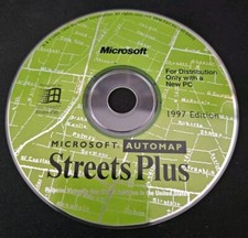 Microsoft Automap Streets Plus 1997 Edition CD picture