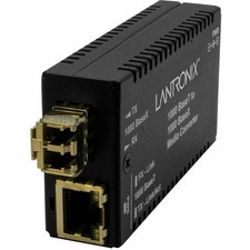Lantronix M/GE-T-SX-01(LC) Transceiver/Media Converter picture