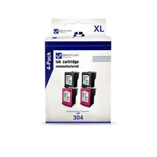 4x Europcart Compatible Ink Cartridge 304XL for HP DeskJet 3700 3730 3732 3732 picture