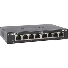 NETGEAR Ethernet Splitter 8-Port Gigabit Unmanaged Home Network Switch (GS308P) picture