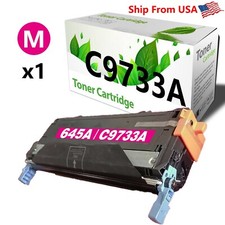 1PK 645 C9733A Magenta Toner Cartridge Work With Color Laser Jet 5500dn picture