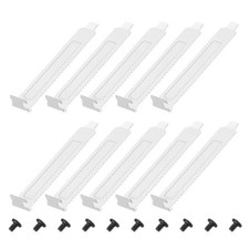 PCI Slot Cover Dust Filter 10 Pcs Blanking Plate Expansion Blank Plate White picture