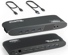 Plugable UD6950H USB 3.0 Dual 4K Display Horizontal Docking Station picture