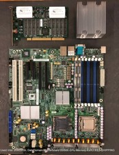 Used Intel S5000PSL DataDomain Motherboard DD500 CPU Memory KVR  picture