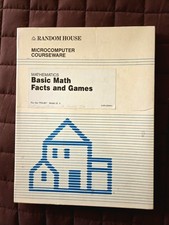 TRS-80 Random House Basic Math Fun & Games Courseware with disk picture