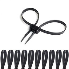 Flexible Double Locking Handcuffs 10 PCS Zip Tie Restraints Coitak Cuffs picture