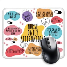 AGMDESIGN Nurse Daily Affirmations Funny 10.24x8.27 inches, Multi-colored  picture
