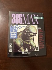 Qualitas 386MAX Version 6 – Vintage DOS Memory Manager Software – New Sealed picture