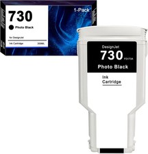 Chip 1-Pack 730 Ink Cartridge Photo Black [Compatible With HP] Aotmendi picture
