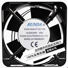 1PCS RUNDA Axial Fan AC15050B220H 220V Fan for Electrical Distribution Cabinets picture